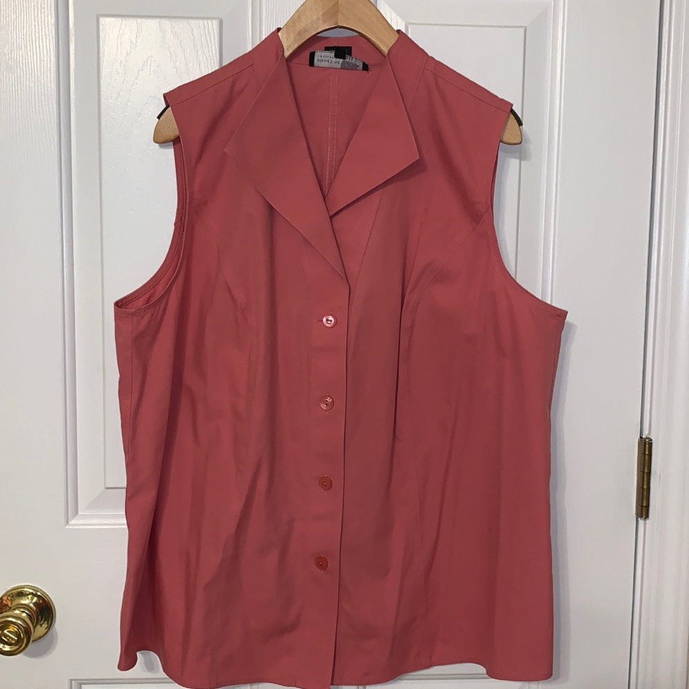 NON-IRON JONES NEW YORK COLLECTION SLEEVELESS TOP